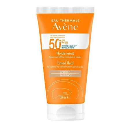 Avene Soins Solaires Fluide Teintee Αντιηλιακή Κρέμα Προσώπου Με Χρώμα Για Κανονική Μικτή Επιδερμίδα SPF50+ 50ml