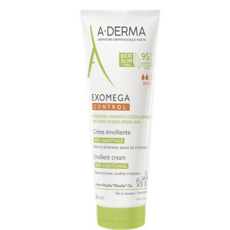 Aderma Exomega Control Emollient Cream Μαλακτική Κρέμα για το Ξηρό & Ατοπικό Δέρμα 200ml