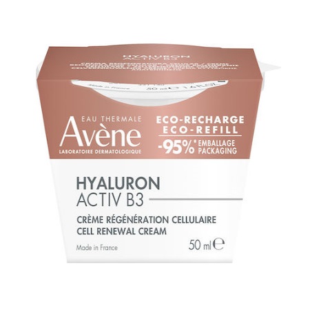 Avene Hyaluron Activ B3 Eco-Refill Cell Renewal Cream Ανταλλακτικό για την Αντιγηραντική Κρέμα Προσώπου Κυτταρικής Ανανέωσης Με Υαλουρονικό Οξύ 50ml
