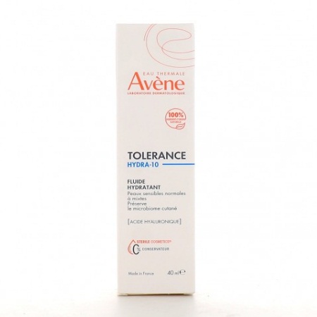 Avene Tolerance Hydra 10 Fluide Ενυδατική Κρέμα Προσώπου Για Τις Ευαίσθητες & Μικτές Επιδερμίδες 40ml