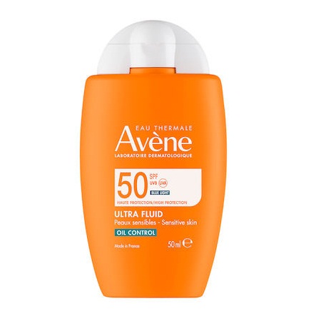 Avene Ultra Fluid Oil Control Λεπτόρρευστο Αντηλιακό Προσώπου SPF50 50ml
