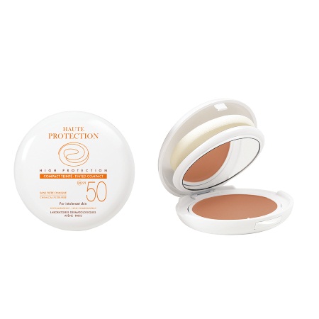 Avene Haute Protection Compact Teinte Sable SPF50 Αντιηλιακή Πούδρα Ανοιχτή Απόχρωση 10gr