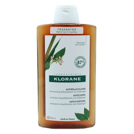 Klorane Galanga Shampoo Σαμπουάν με Γκαλάνγκα Κατά της Πιτυρίδας 400ml