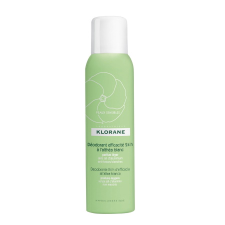 Klorane Deodorant Spray Αποσμητικό Spray με Λευκή Αλθέα για 24ωρη Προστασία 125ml