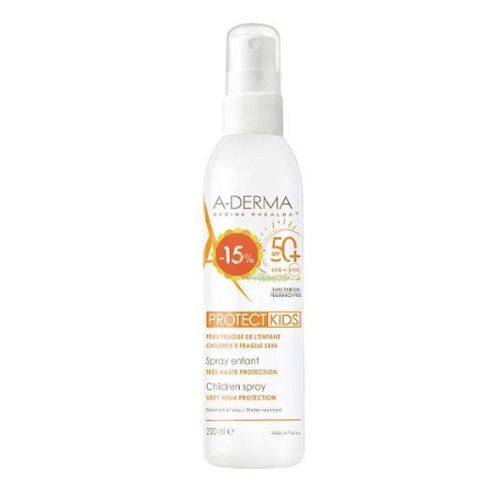 Aderma Protect Kids Spray Παιδικό Αντιηλιακό Σπρέι SPF50 -15% 200ml