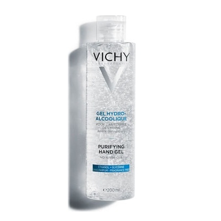 Vichy Gel Hydro-Alcoolique Purifying Hand Gel Καθαριστικό, Ενυδατικό Gel Χεριών με Αντισηπτική και Καλλυντική Δράση 200 ml