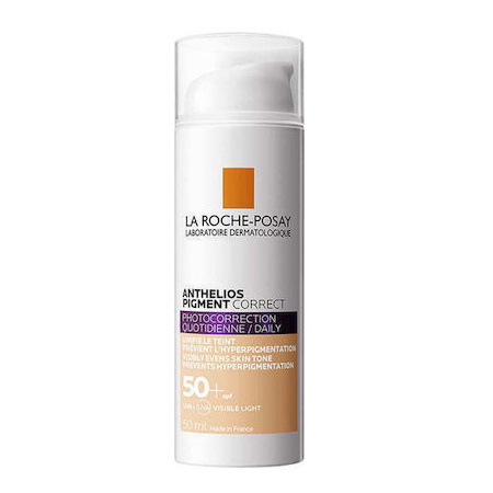 La Roche Posay Anthelios UVMune Pigment Correct SPF50+ Light Cream Αντηλιακή Κρέμα κατα της Φωτογήρανσης και των Ατελειών 50ml