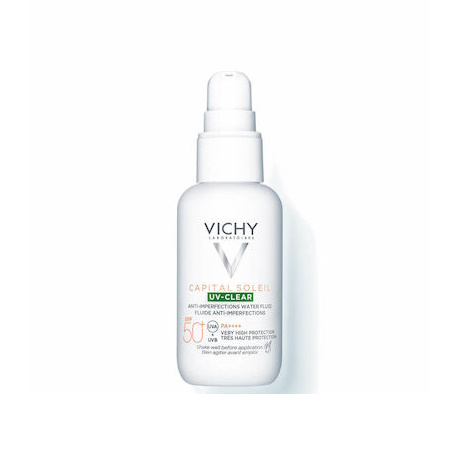 Vichy Capital Soleil UV-Clear Αντηλιακή Λοσιόν Προσώπου SPF50 40ml