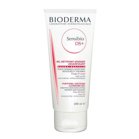 Bioderma Sensibio Ds+ Soothing Purifying Cleansing Gel Face & Body Τζελ Καθαρισμού Προσώπου 200ml