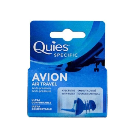 Quest Air Travel Ωτοασπίδες σε Μπλε Χρώμα 2 τεμάχια