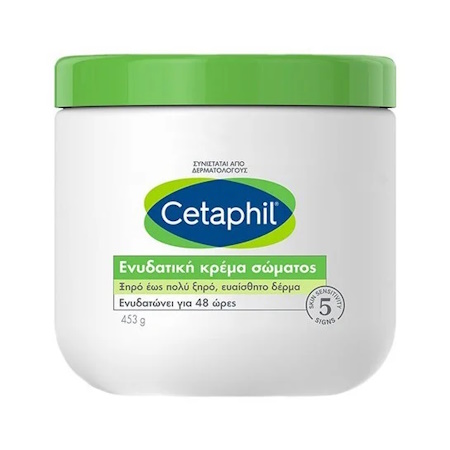 Cetaphil Moisturizing Cream Ενυδατική Κρέμα για το Ξηρό έως πολύ Ξηρό Και Ευαίσθητο Δέρμα 453gr