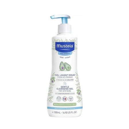Mustela Bebe Απαλό Αφροντούς Για Σώμα & Μαλλιά Για Κανονικό Δέρμα 0m+ 500ml