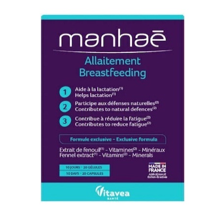 Vitavea Manhae Breastfeeding Συμπλήρωμα Διατροφής για την Υποστήριξη της Διαδικασίας του Θηλασμού 20 Κάψουλες