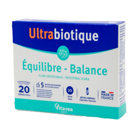 Nutrisante Ultrabiotique Equilibre 10 Days Προβιοτικά Στελέχη για Αγωγή 10 Ημερών 10 κάψουλες