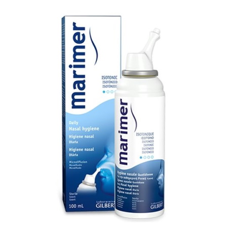 Marimer Isotonic Hygiene Nasal Daily Spray Φυσικό Αποστειρωμένο Ισότονο Διάλυμα Θαλασσινού Νερού Κατάλληλο & για Αλλεργίες 100ml
