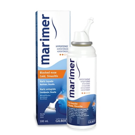 Marimer Hypertonic Ρινική Συμφόρηση Κρυολόγημα Ιγμορίτιδα 100ml