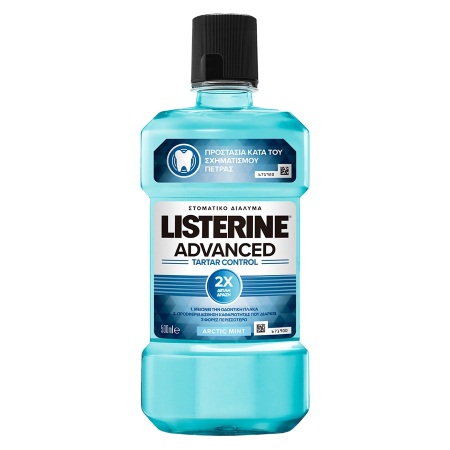 Listerine Tartar Control Στοματικό Διάλυμα κατά του Σχηματισμού Πέτρας 500ml