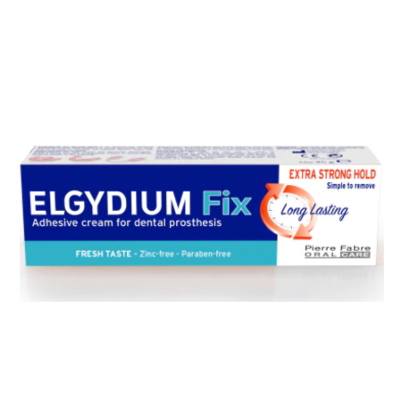 Elgydium Fix Extra Strong Hold Στερεωτική Κρέμα για Τεχνητές Οδοντοστοιχίες 45gr