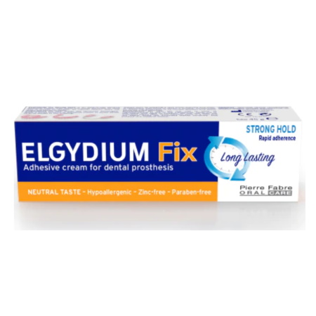 Elgydium Fix Strong Hold Στερεωτική Κρέμα για Τεχνητές Οδοντοστοιχίες 45gr