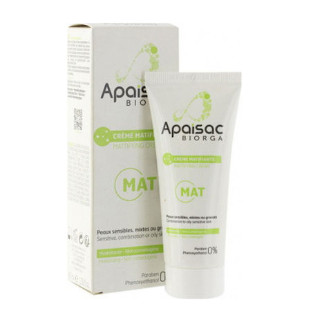 Biorga Apaisac Mat Mattifying Cream Κρέμα για Ματ Καθαρισμό 40ml