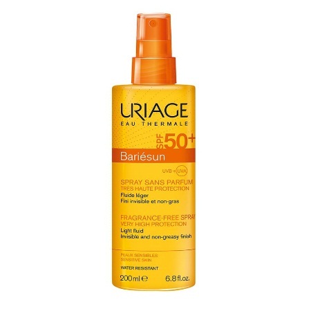 Uriage Bariesun Fragrance-Free Spray Αντηλιακό Σπρέι Πρόσωπο & Σώμα Χωρίς Άρωμα SPF50 200ml