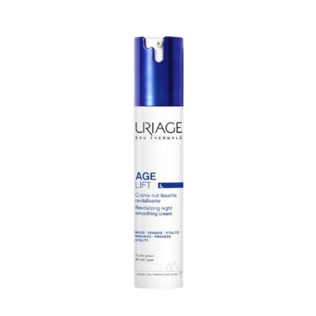 Uriage Age Lift Κρέμα Προσώπου Νυκτός για Αντιγήρανση & Σύσφιξη με Υαλουρονικό Οξύ & Ρετινόλη 40ml