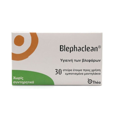 Thea Pharma Hellas Blephaclean Οφθαλμικά Επιθέματα σε Λευκό χρώμα 30 τεμάχια
