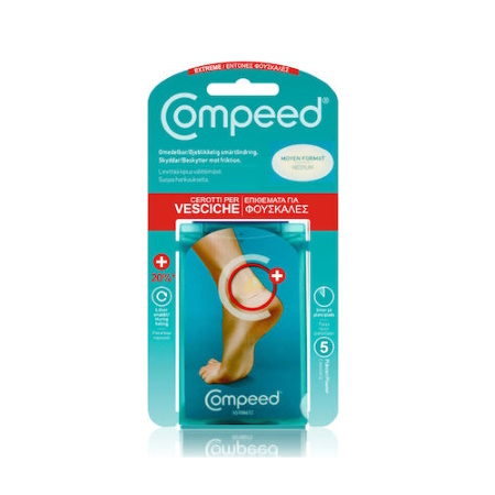Compeed Επιθέματα Vesciche Back με Gel για Φουσκάλες Medium 5 τεμάχια