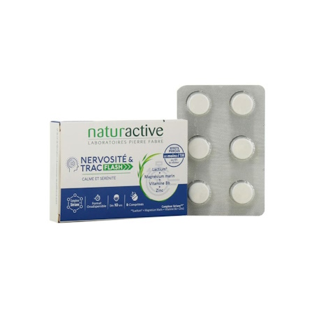 Naturactive Seriane Stress Flash Συμπλήρωμα Διατροφής Για Ηρεμία Και Γαλήνη 6 Διασπειρόμενα Δισκία