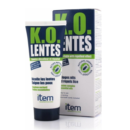 Item K.O. Lentes Φυτικό Aπωθητικό Gel Πρόληψη & Προστασια Από Ψείρες 100ml
