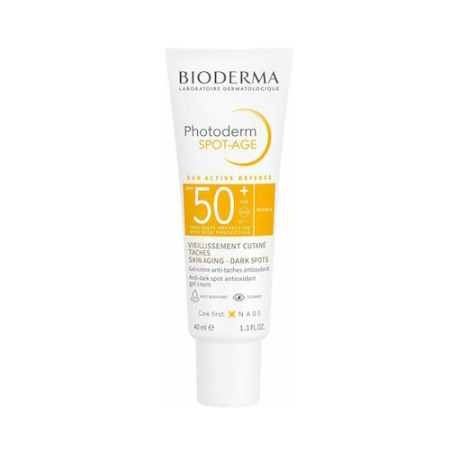 Bioderma Photoderm Spot-Age Αδιάβροχη Αντηλιακή Κρέμα Προσώπου SPF50 40ml