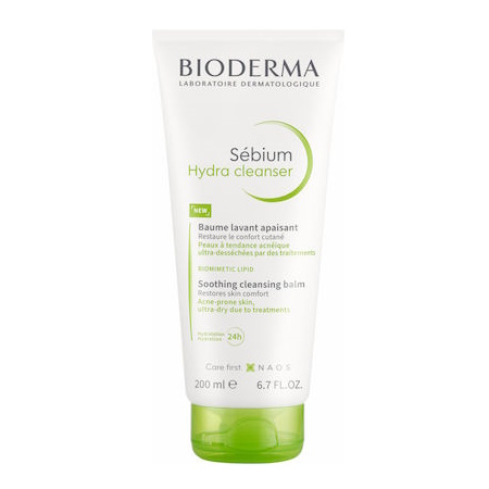Bioderma Sebium Hydra Cleanser Balm Καθαρισμού Προσώπου Για Δέρματα Με Τάση Ακμής 200ml