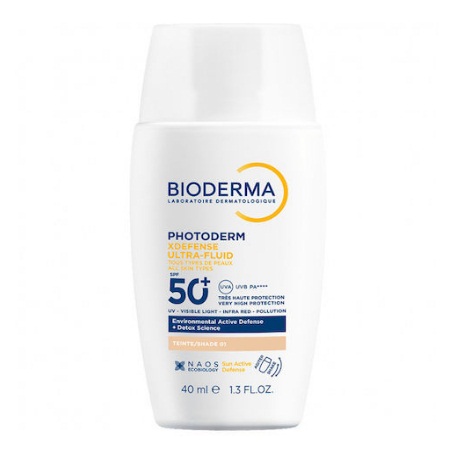 Bioderma Photoderm XDefense Ultra-Fluid Αντηλιακό Προσώπου Πολύ Υψηλής Αντηλιακής Προστασίας Με Χρώμα SPF50+ Shade 01 40ml