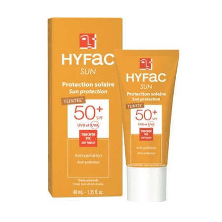 Biorga Hyfac Sun Protection Αντιηλιακή κρέμα με Χρώμα SPF50+ 40ml