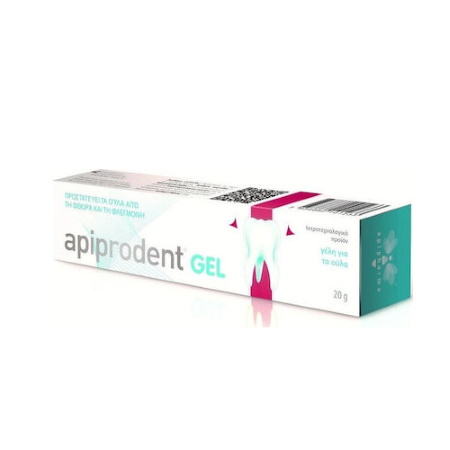 UpLab Apiprodent Gel Αναισθητική & Αντισηπτική Γέλη Προστασίας Ούλων 20gr