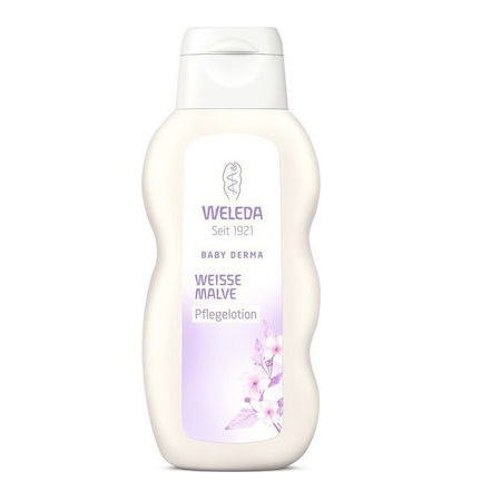 Weleda Baby Derma White Mallow Body Lotion Βρεφικό Γαλάκτωμα Σώματος με Μολόχα 200ml