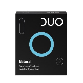 Duo Natural Προφυλακτικό Υψηλής Ποιότητας 3 τεμάχια