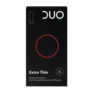 Duo Extra Thin Προφυλακτικό Λεπτό 6 τεμάχια