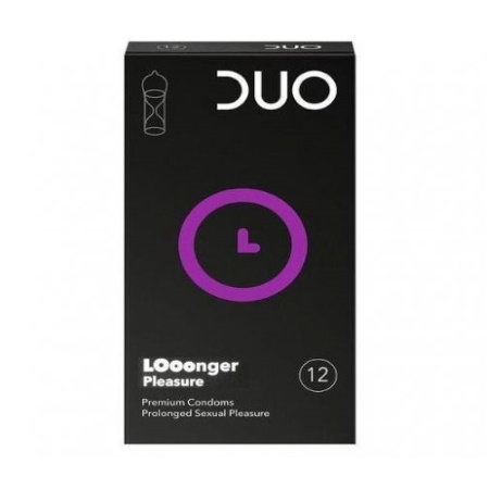 Duo Looonger Pleasure Προφυλακτικά με Επιβραδυντικό 12 Τεμάχια
