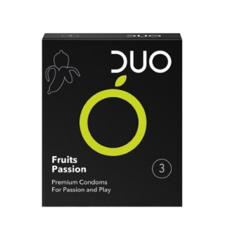 Duo Fruits Passion Προφυλακτικό με Γεύσεις 3 τεμάχια