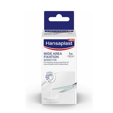 Hansaplast Ταινία Στερέωσης Μεγάλης Επιφάνειας 1m x 10cm 1 τεμάχιο