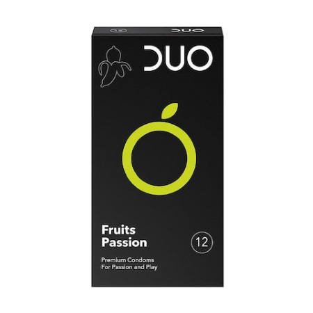 Duo Fruits Passion Προφυλακτικό με Γεύσεις 12 τεμάχια