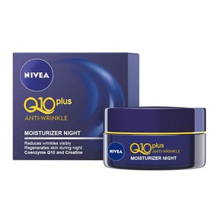 Nivea Q10 Plus Anti Wrinkle Moisturizer Night Αντιρυτιδική και Ενυδατική Κρέμα Νύχτας 50ml