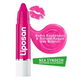 Liposan Crayon Lipstick Hot Pink 3gr