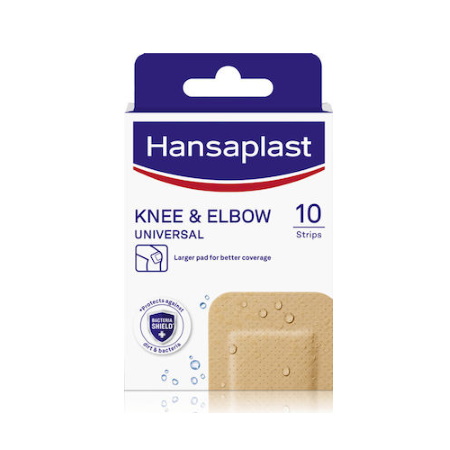 Hansaplast Knee & Elbow Elastic Επιθέματα για Γόνατα & Αγκώνες 50x72mm 10 τεμάχια