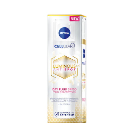Nivea Cellular Luminous 630 Daily Fluid SPF50 Anti Dark-Spot Κρέμα Προσώπου κατά των Κηλίδων 40ml