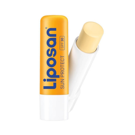 Liposan Sun Protect SPF30 Προστατευτικό Βάλσαμο Χειλιών με Βούτυρο Καριτέ 24ωρης Ενυδάτωσης & Υψηλής Αντηλιακής Προστασίας 4.8g