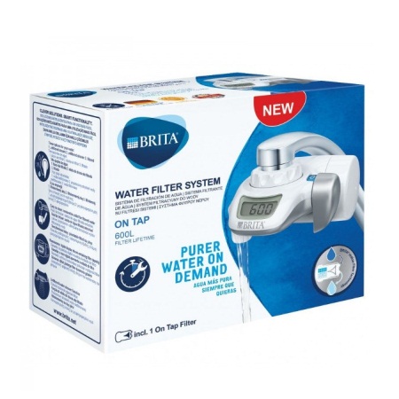 Brita Ηλεκτρονικό Φίλτρο Νερού Βρύσης On Tap 600l με Ψηφιακή Ένδειξη