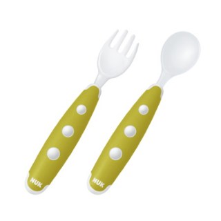 Nuk Easy Learning Εκπαιδευτικό σετ κουτάλι-πιρούνι Mini για μωρά από 8+ μηνών