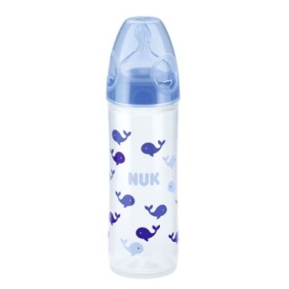 Nuk New Classic Πλαστικό Μπιμπερό με Θηλή Σιλικόνης για μωρά από 6+ μηνών 250ml